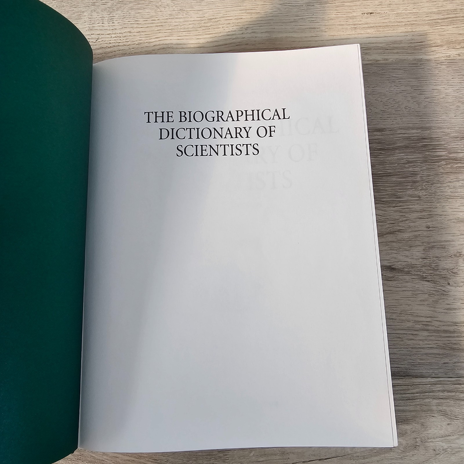 The Biographical Dictionary of Scientists, in 2 volumes, 1st prints