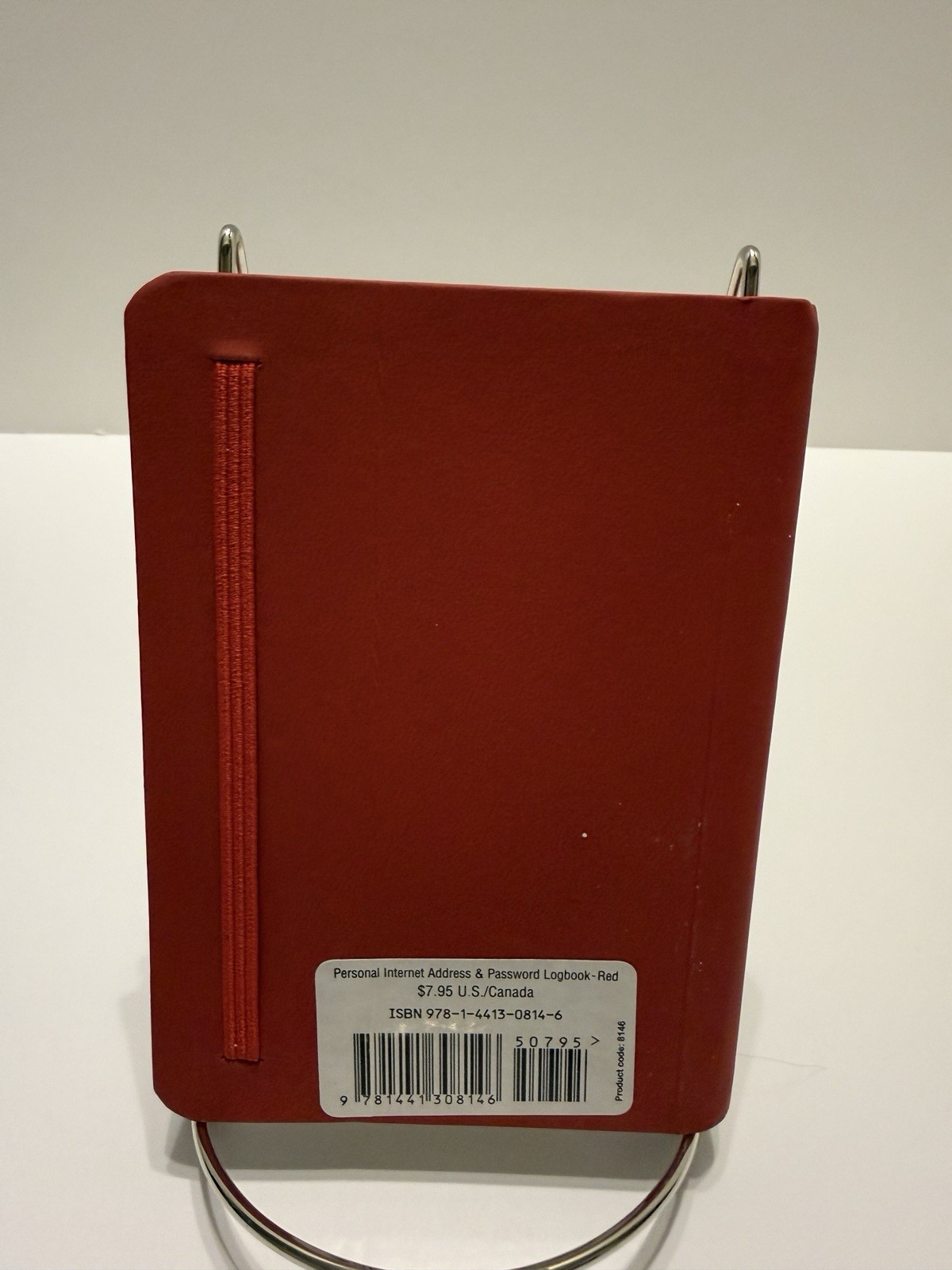 Peter Pauper Press Personal Internet Address and Password Logbook (Red) New