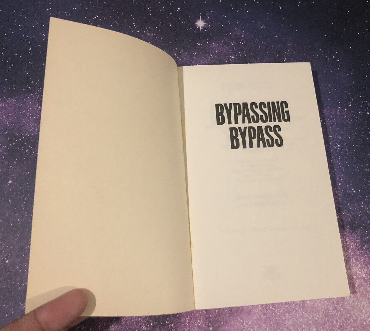 Bypassing Bypass Surgery by Elmer M. Cranton Early Edition 1984 – MEDEX