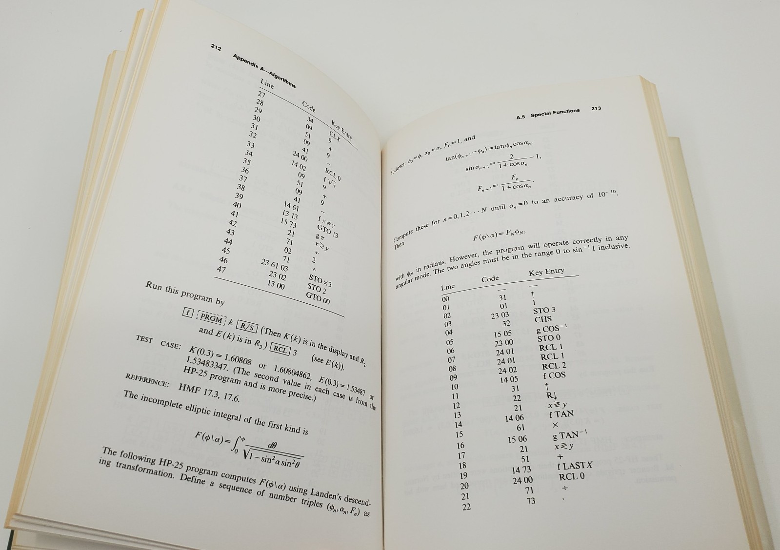 Algorithms for RPN Calculators by John A. Ball 1978 Edition Wiley Interscience