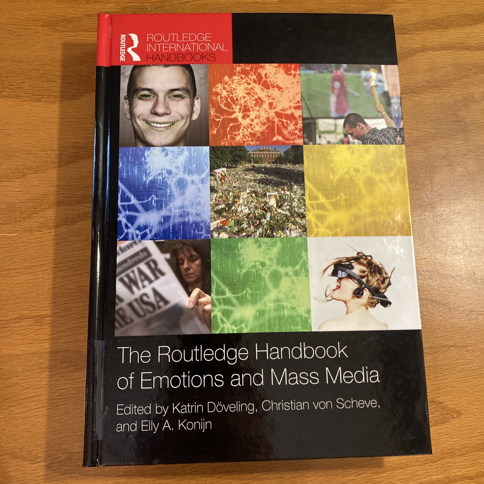 Routledge Handbook of Emotions and Mass Media HTF Hardcover Book 2011