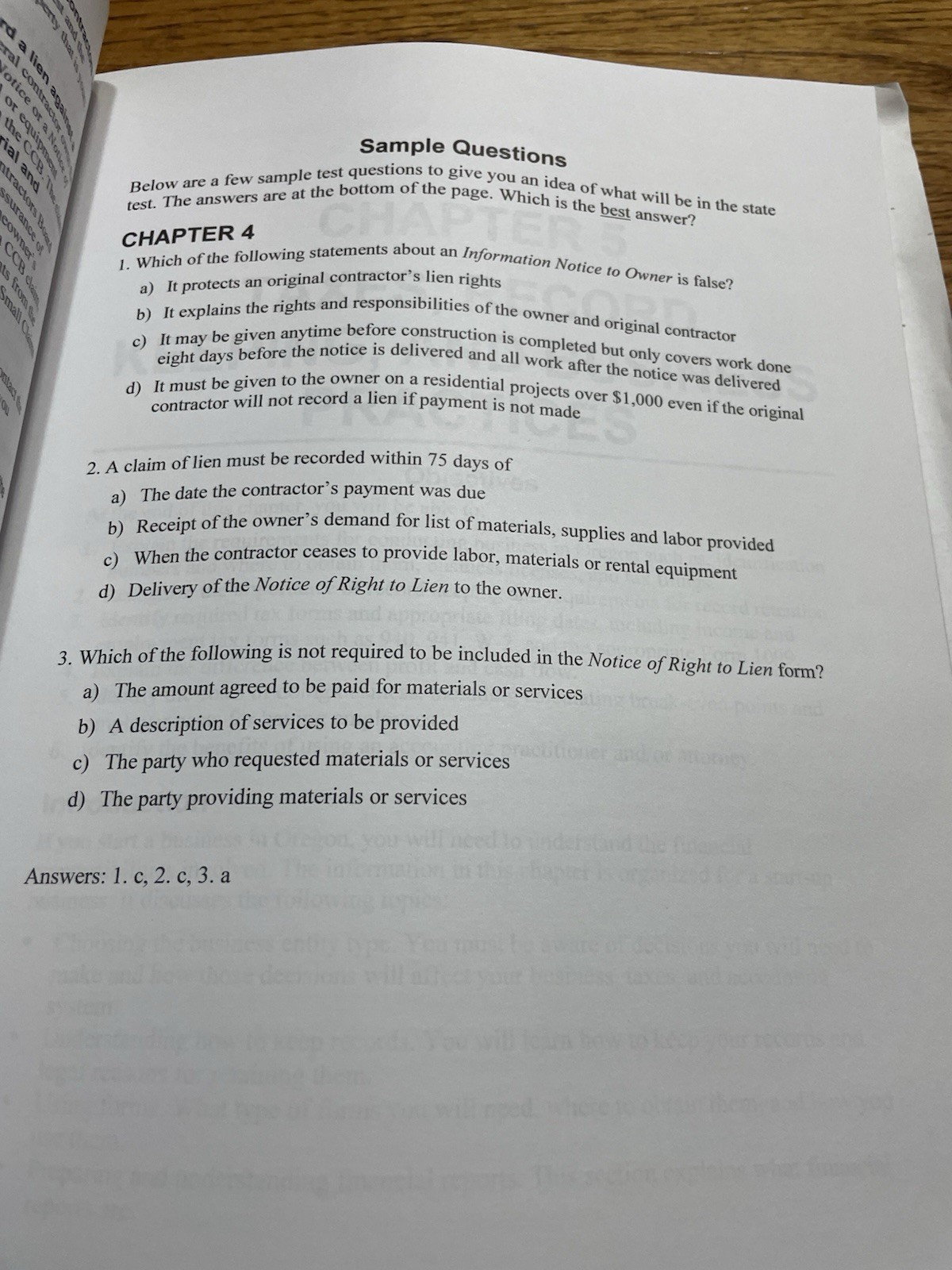 Oregon Contractors Reference Manual Third Edition State Of Oregon Manual