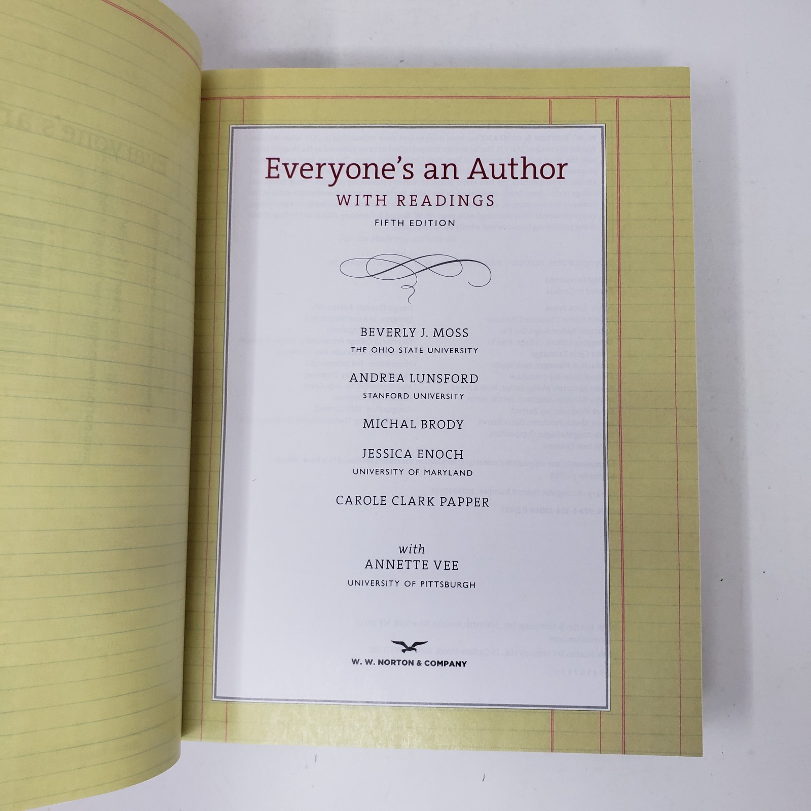 Everyone’s an Author with Readings – 5th Edition, Paperback, Norton