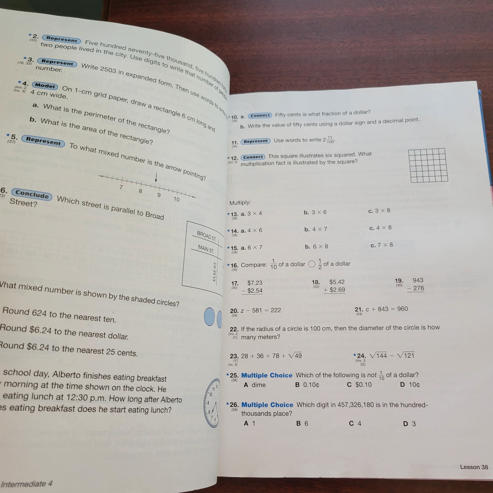 Saxon Intermediate 4th Grade, Student Edition, Tests, Wkbk, Solution, 4 Books