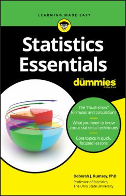 Statistics Essentials For Dummies Paperback Deborah J. Rumsey