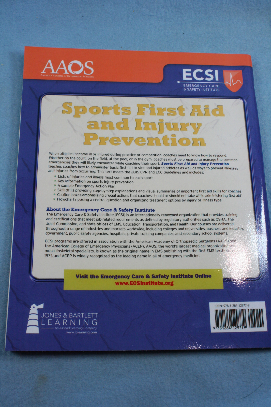Sports First Aid and Injury Prevention – Paperback 2018