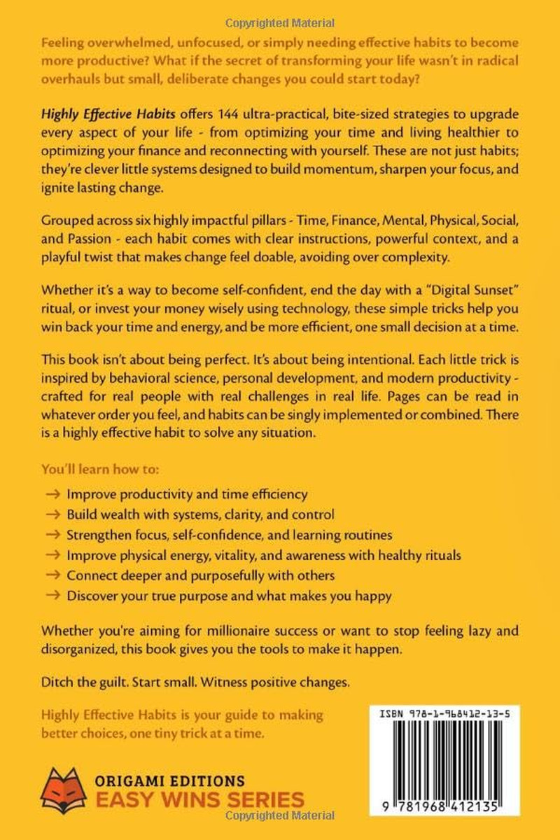 Highly Effective Habits, 140+ Tiny Little Tricks: Practical Transformation Guide