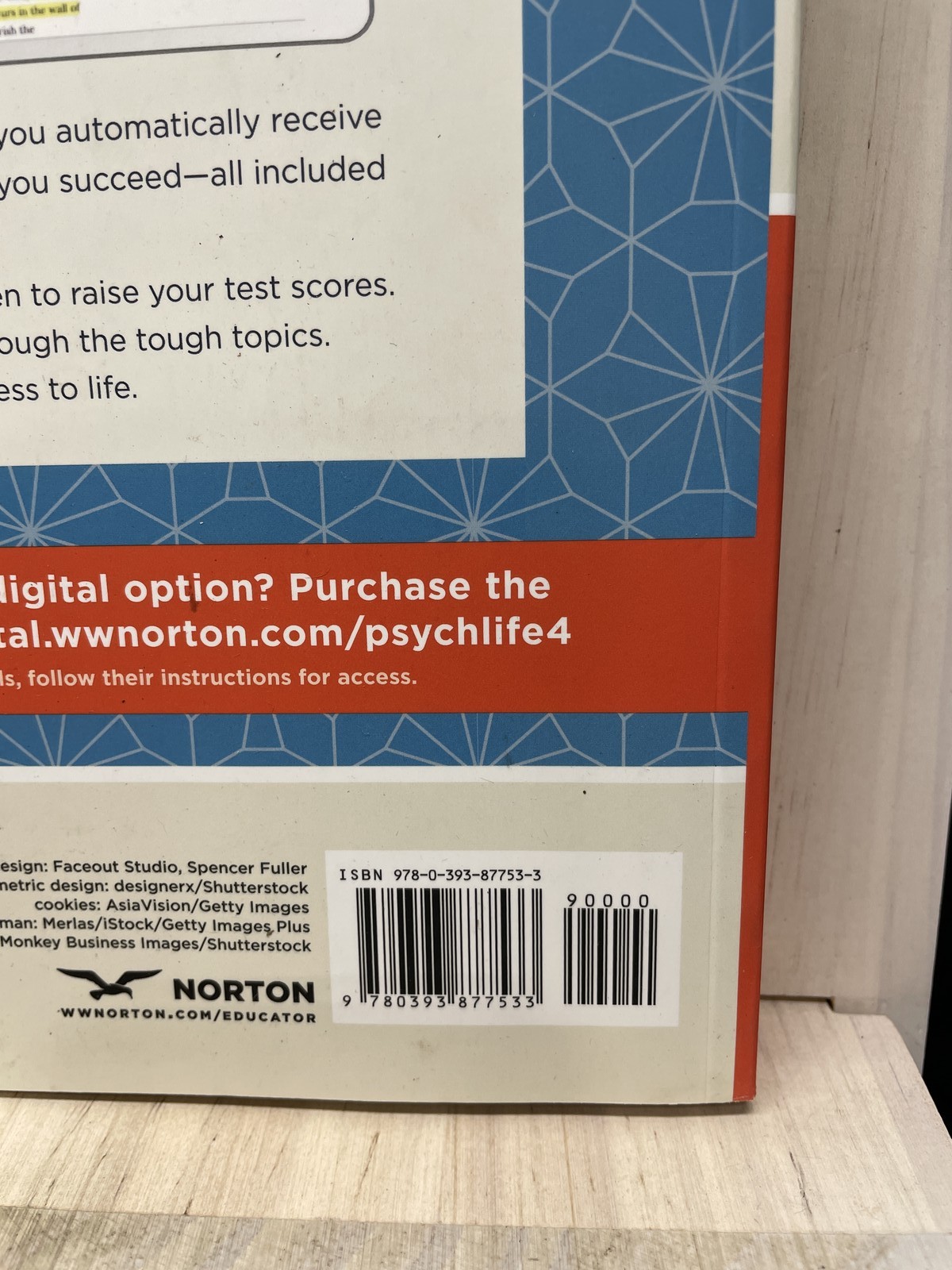 Psychology in Your Life by Sarah Grison and Michael Gazzaniga 2022 4E Paperback