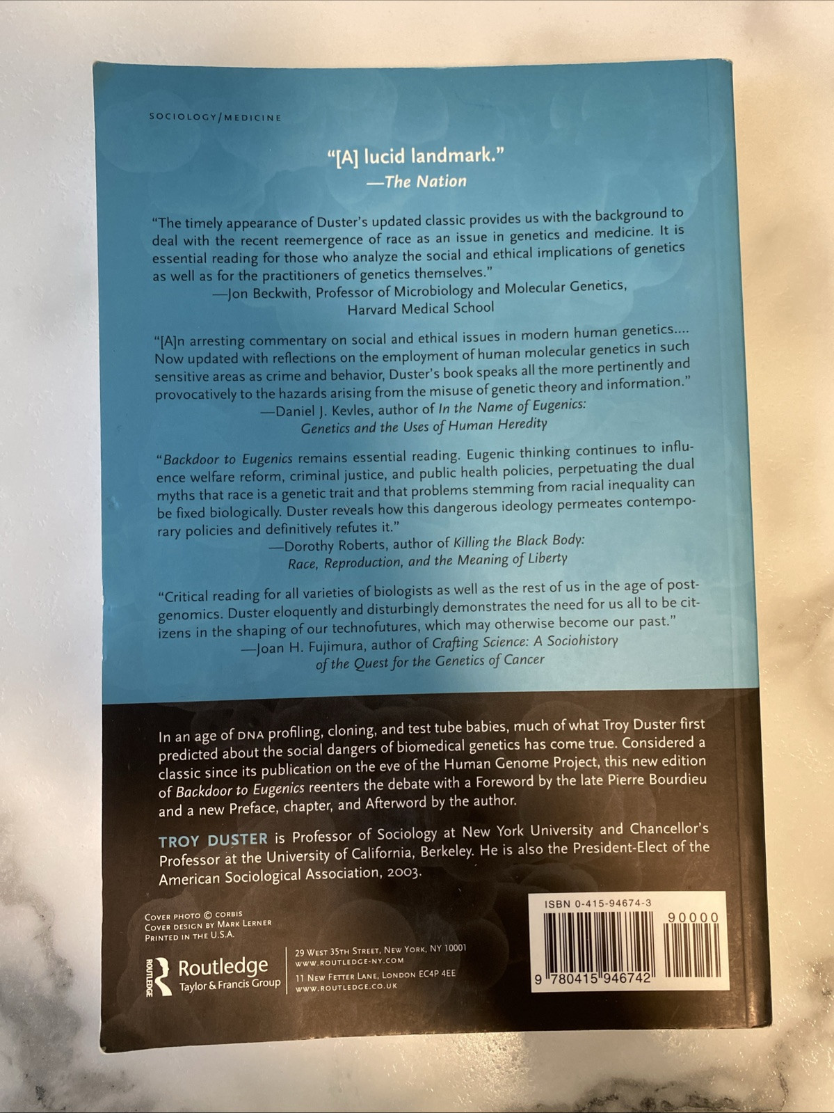 Backdoor to Eugenics by Troy Duster (2003, Uk-B Format Paperback)
