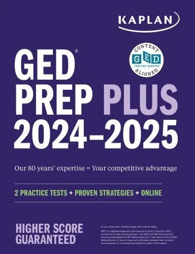 GED Test Prep Plus 2024-2025: Includes a Diagnostic Pretest, 2 Full Length P…
