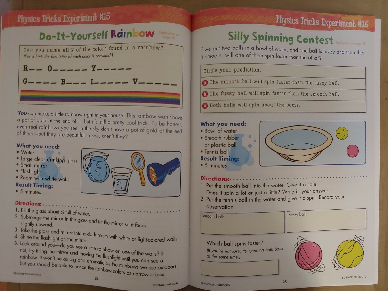 School Supplies: “Science Projects Discovery Workbook” Grades: 2-3/32 Pages NEW