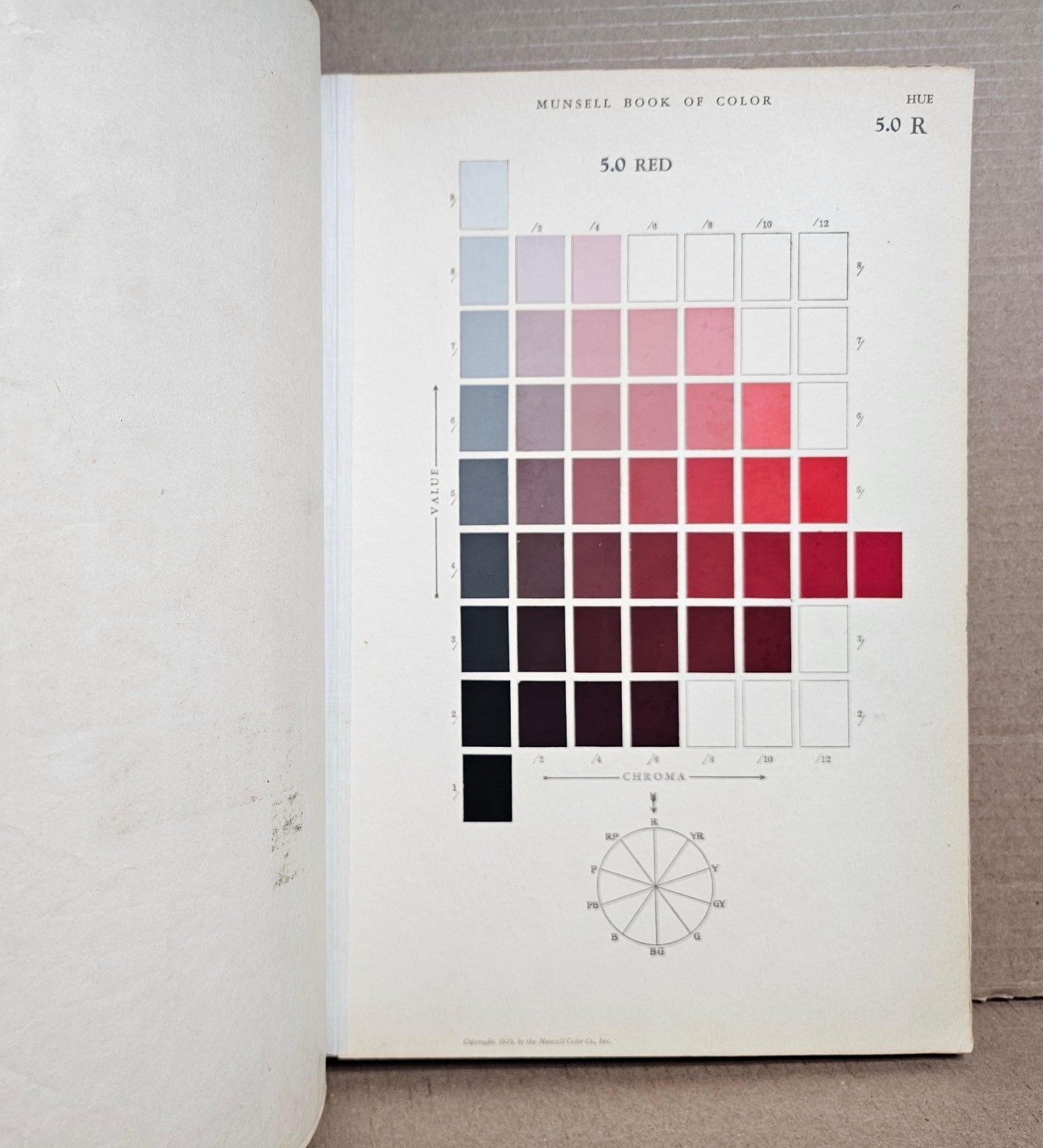 Munsell Book of Color 1929 Standard Edition EX-LIBRARY Loose-Leaf in Binder