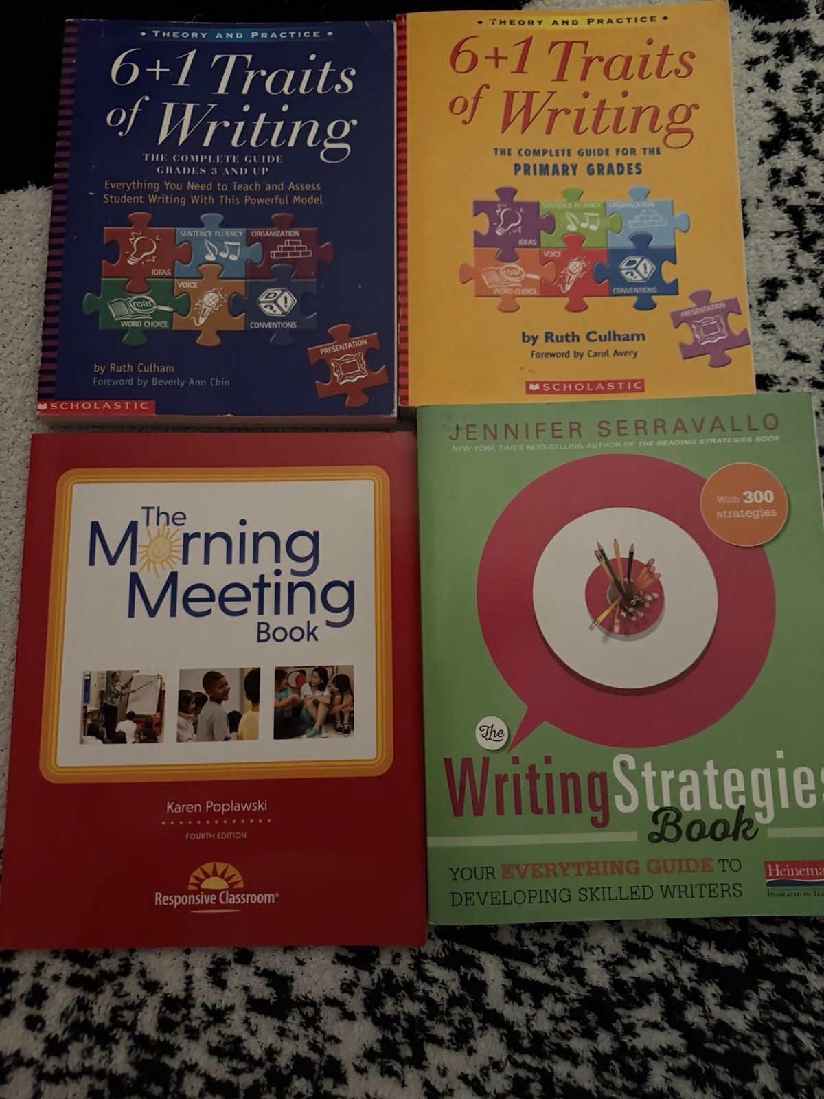Lot of 4: 6 + 1 Traits of Writing 6+1 Book Primary, 3rd & Up, Morning Meet, +