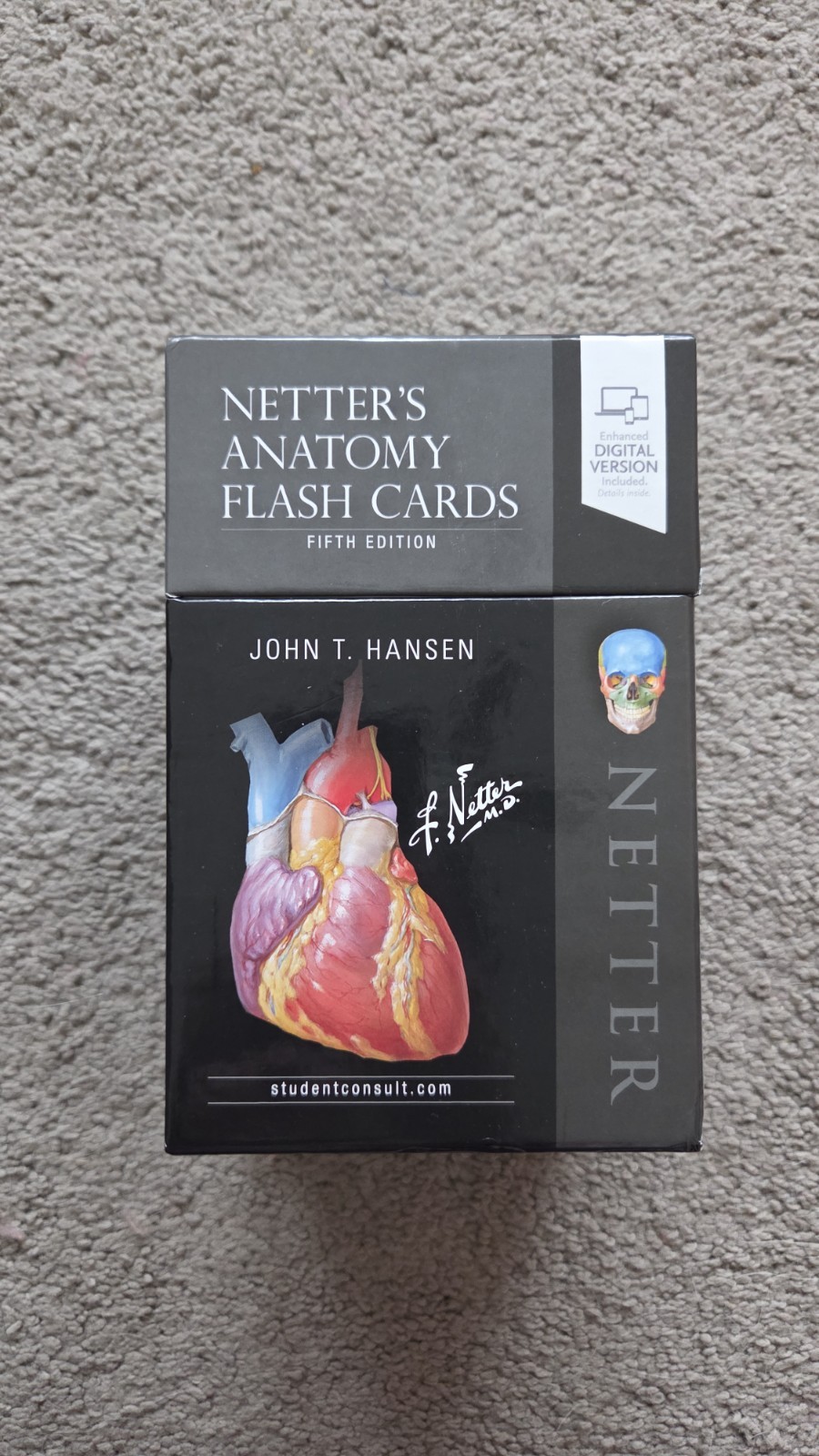 Netter Basic Science Ser.: Netter’s Anatomy Flash Cards by John T. Hansen (2018,