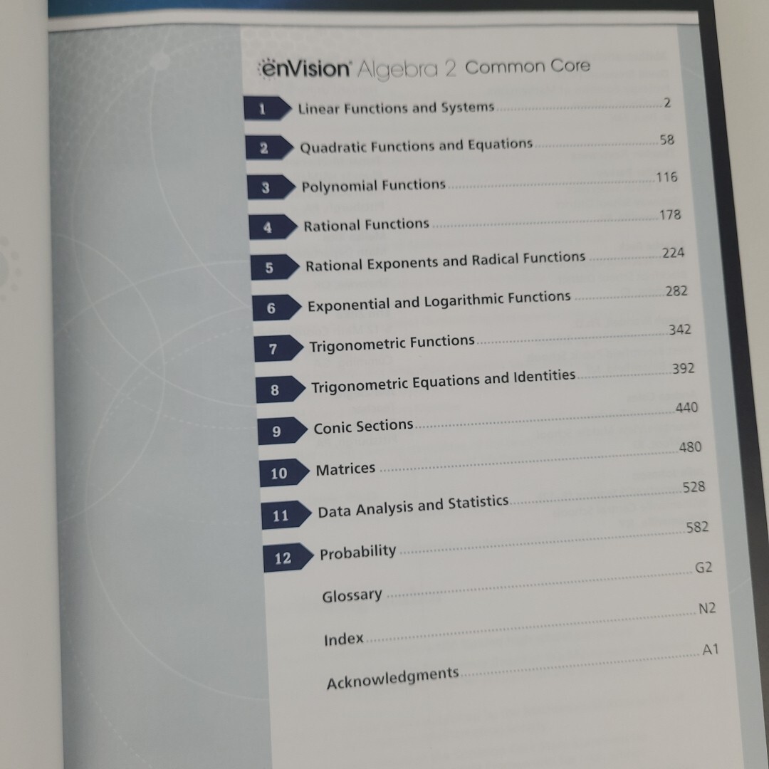 Savvas enVision Algebra 2 Common Core 2024 Student Edition & Companion Workbook