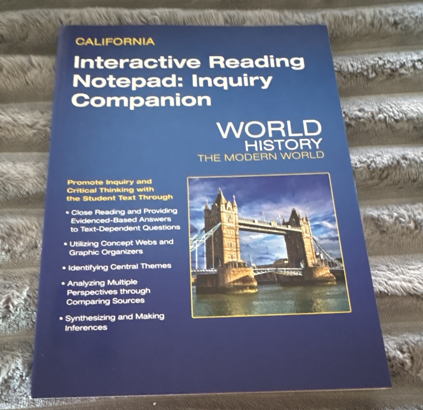 Savvas Interactive Reading Notepad Inquiry Companion World History PB 2017 ISBN
