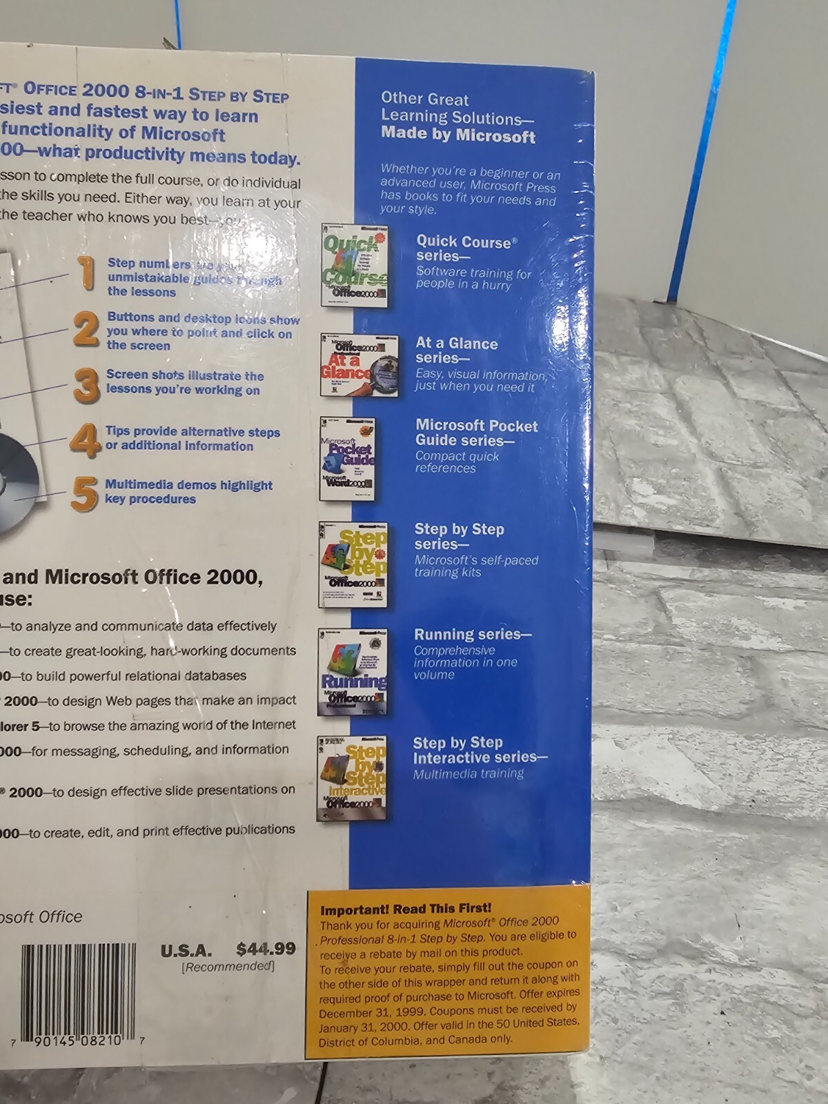 Microsoft Office 2000 8-In-1 Step by Step (Step by Step (Microsoft)) First Ed.