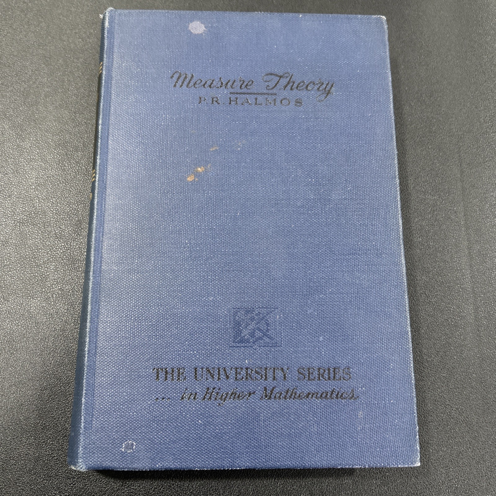 Measure Theory by PR Halmos Book