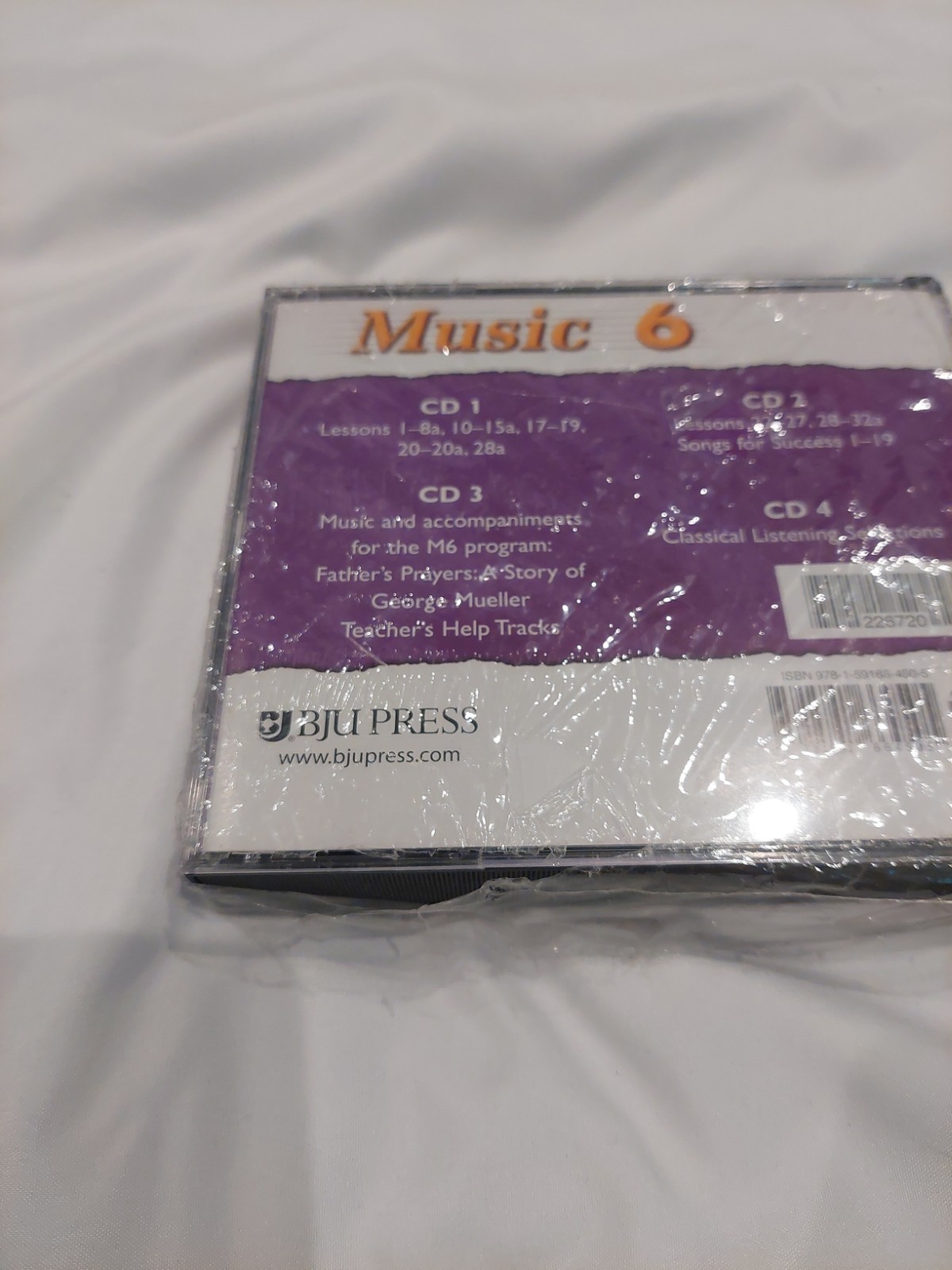 BJU Press Music 6 Four CDs 226720 Bob Jones Music 6 Compact Discs