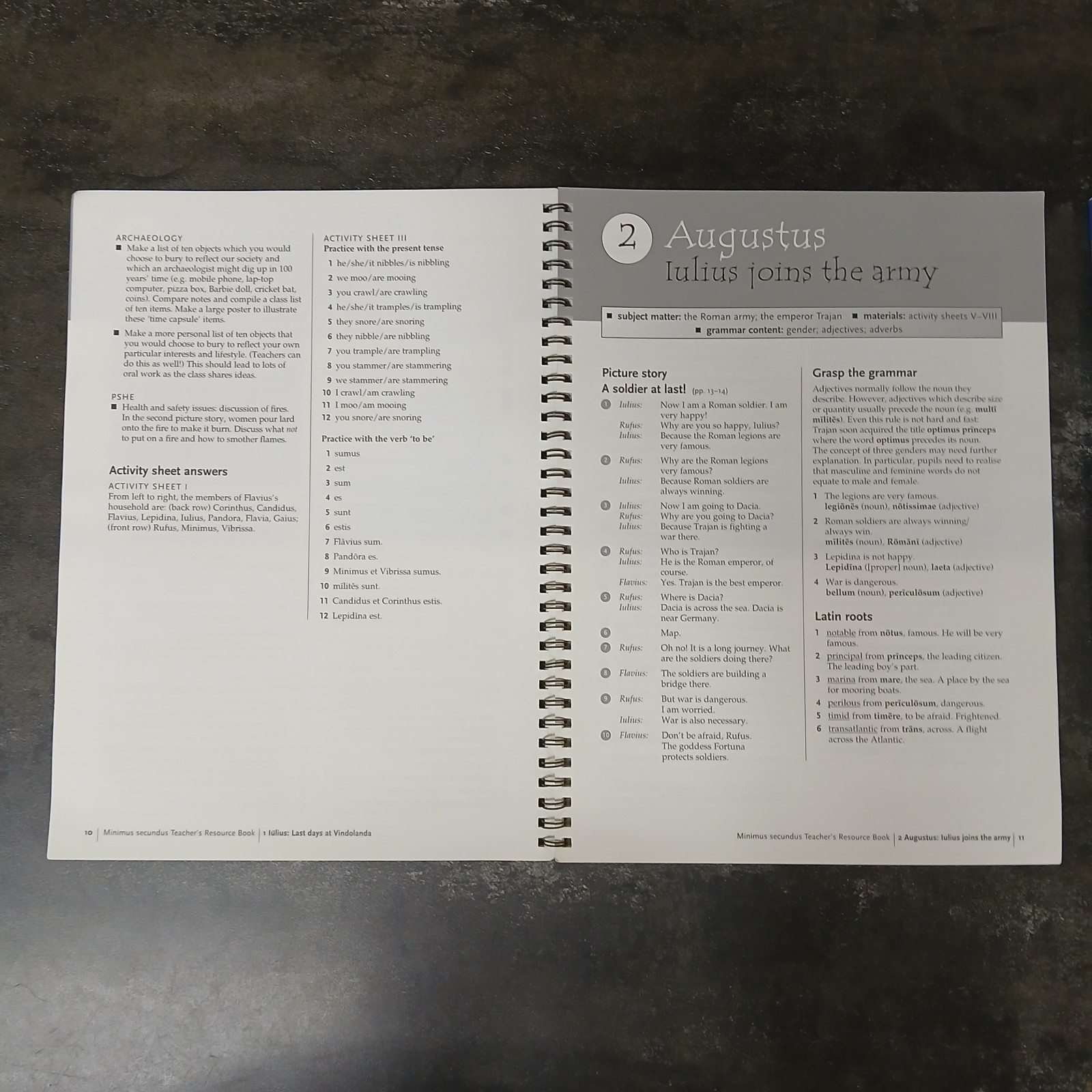 Minimus Secundus Teacher’s Resource and Student Book: Moving on in Latin