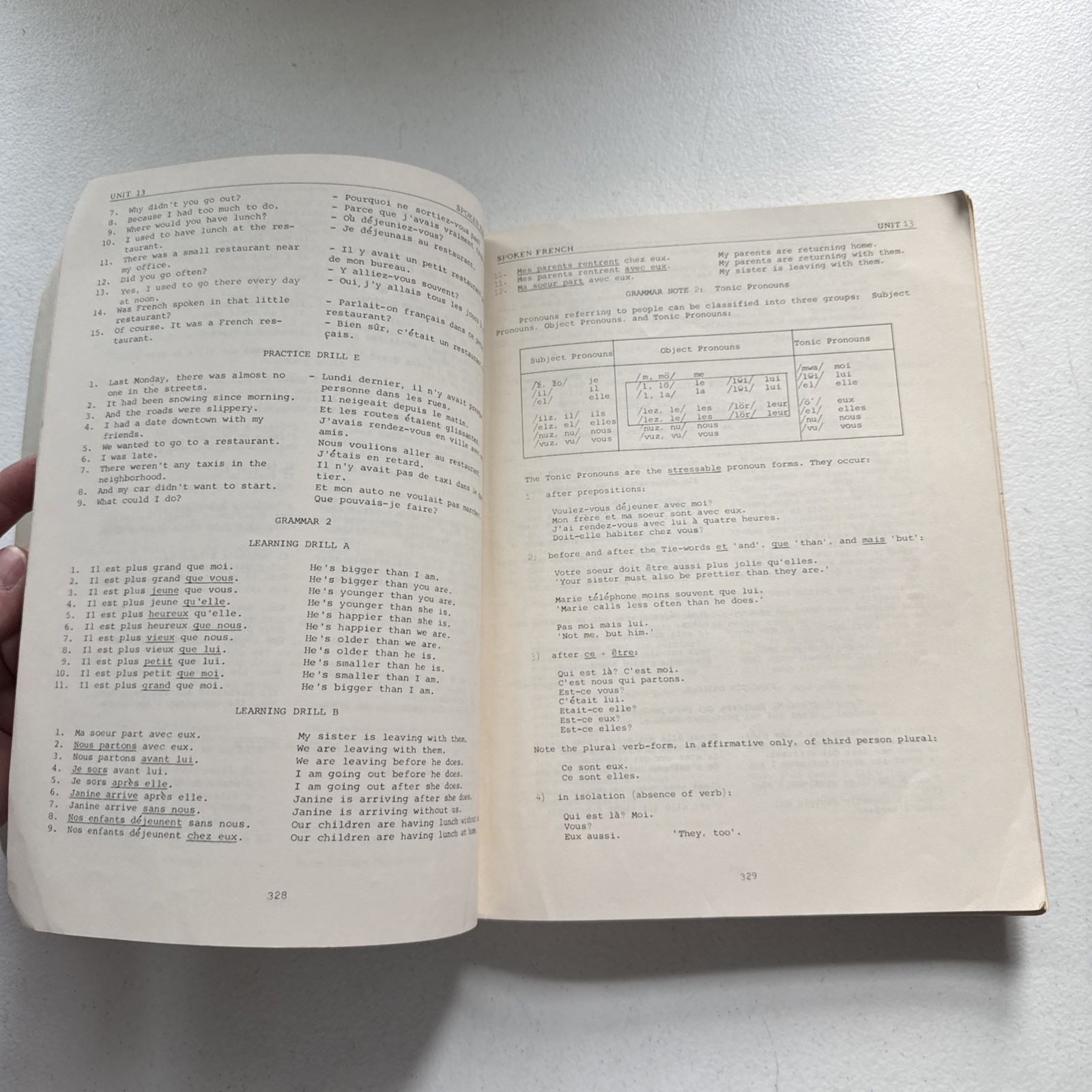 Foreign Service Insitute French Basic Course Units 13-24 1960