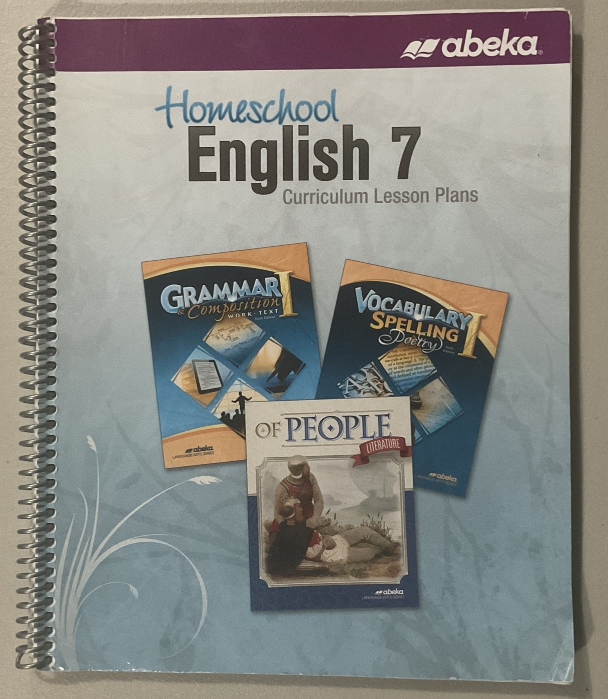 USED Abeka Homeschool English 7th Grade Curriculum Lesson Plans 2nd Ed
