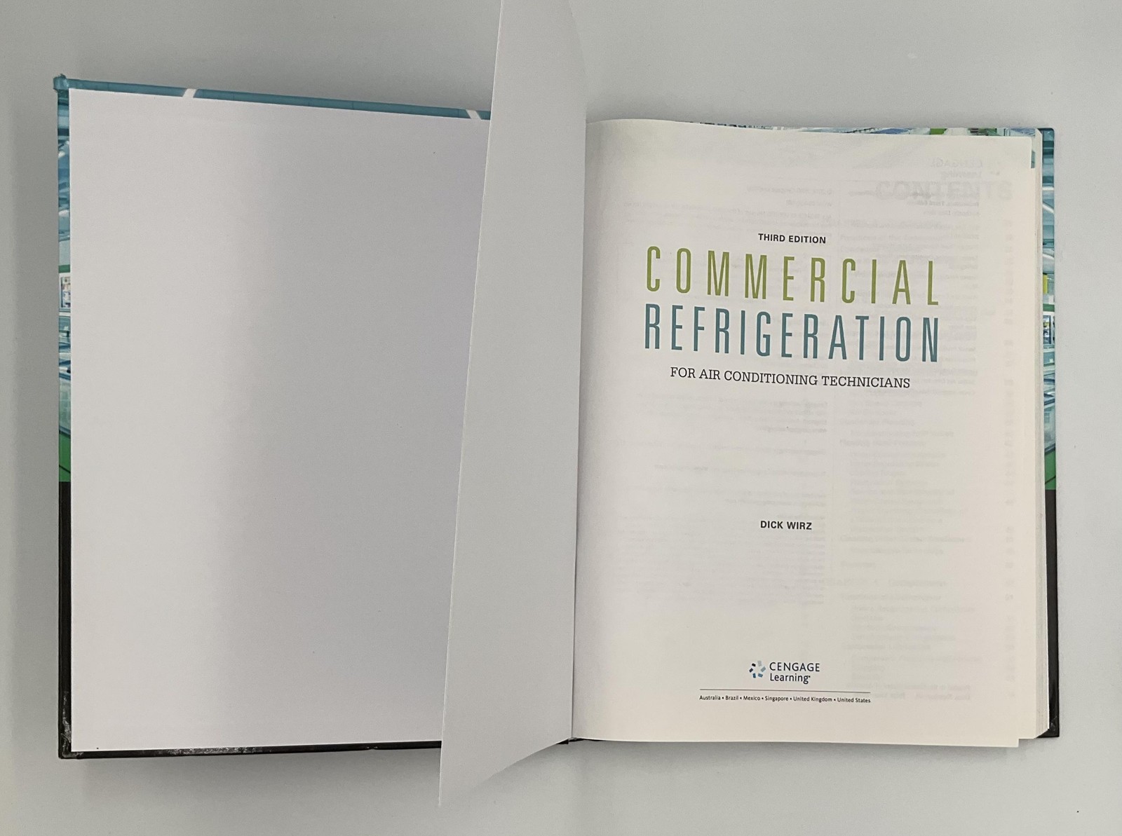 Commercial Refrigeration For Air Conditioning Technicians Wirz Cengage HC Black