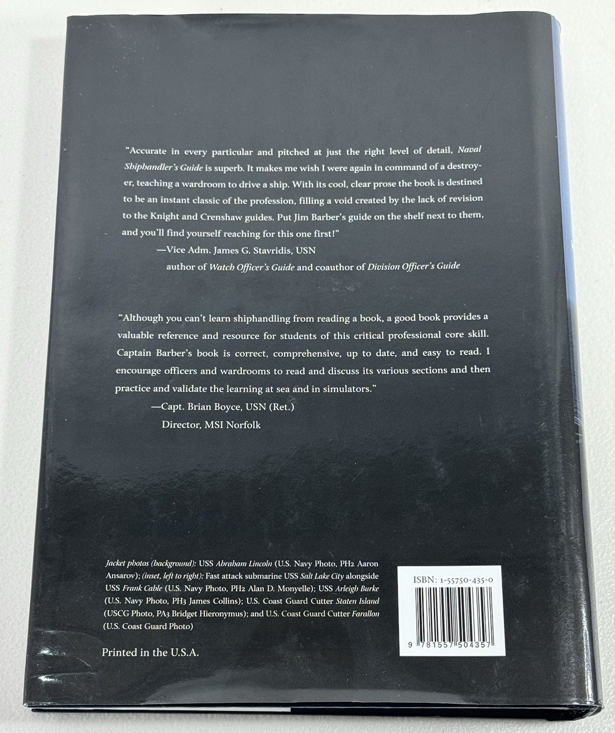 Naval Shiphandler’s Guide (Blue & Gold Professional Library) ISBN 9781557504357