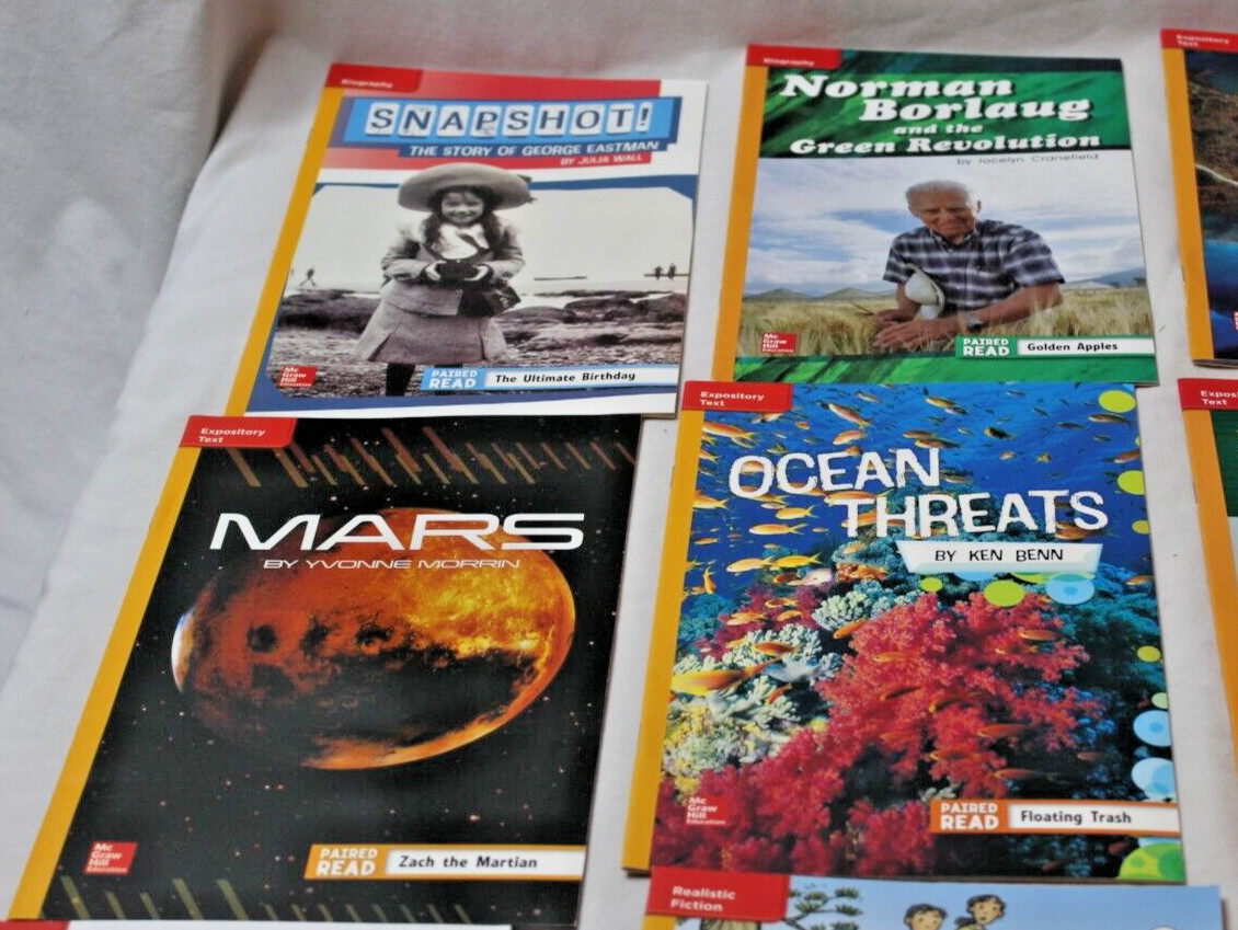 Mcgraw Hill Reading Wonderworks Grade 5 Apprentice Leveled Readers Set of 30 New