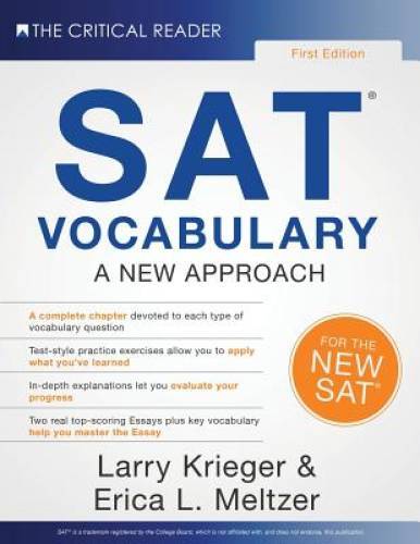 SAT Vocabulary: A New Approach – Paperback By Meltzer, Erica L. – GOOD
