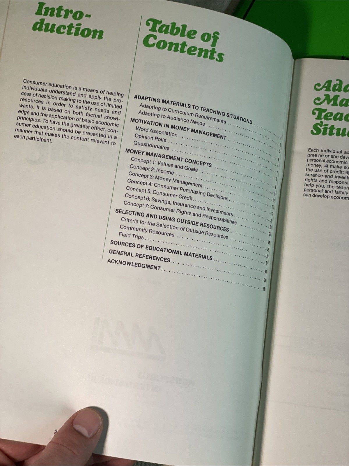 x2 Vintage 1977 Teaching Guide For Money Management By Household International