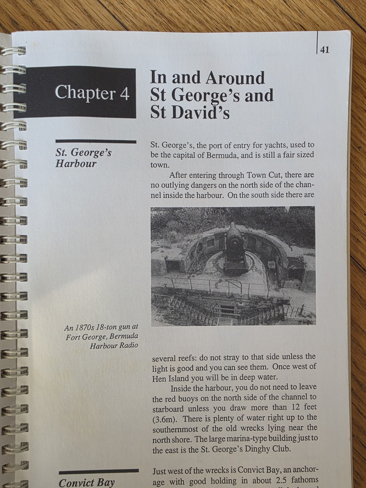 Yachting Guide to Bermuda Jane & Edward Harris Spiral Bound Book 144 pages