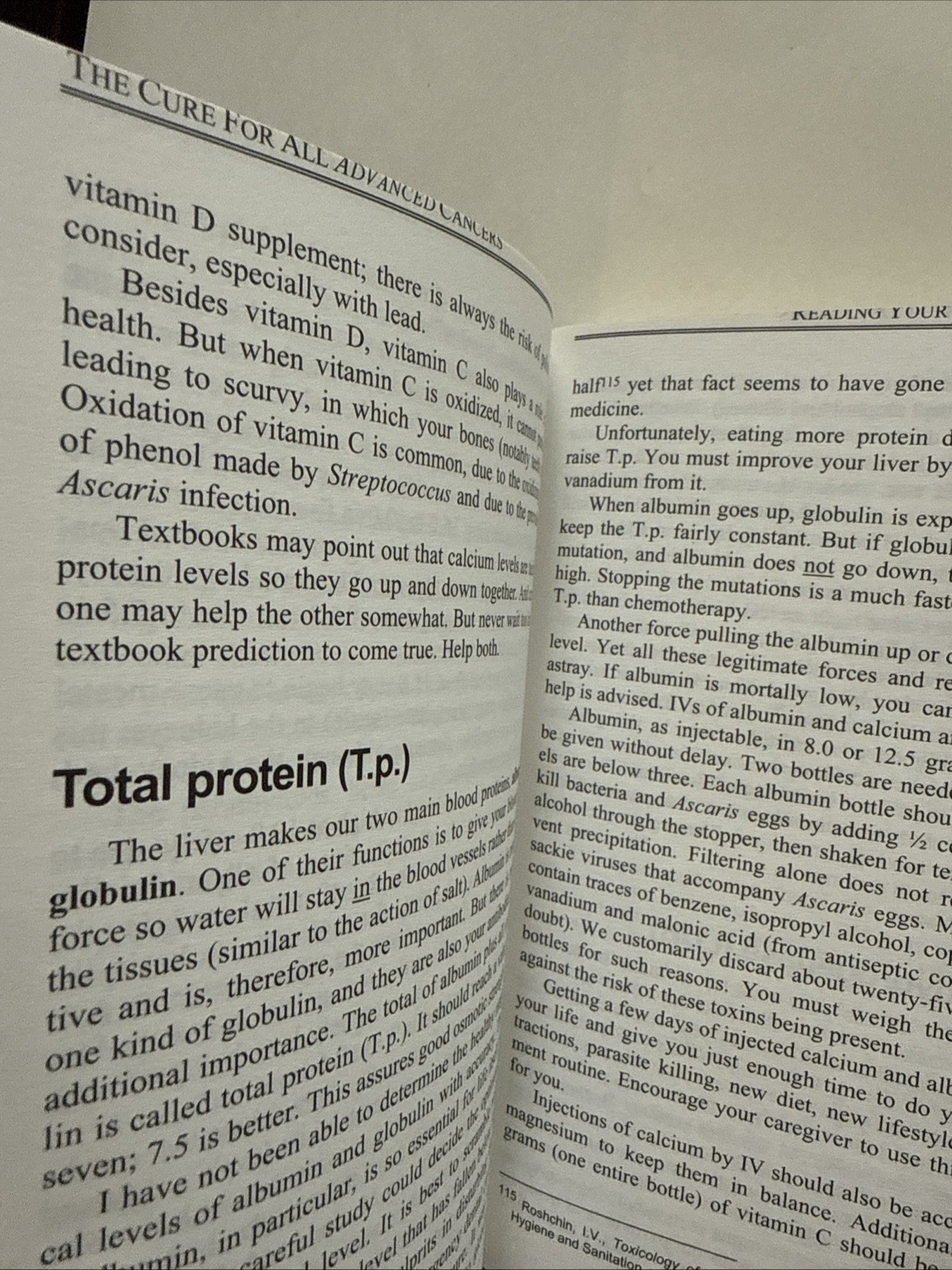 The Cure For All Advanced Cancers by Hulda Regehr Clark – Top Portion Cut