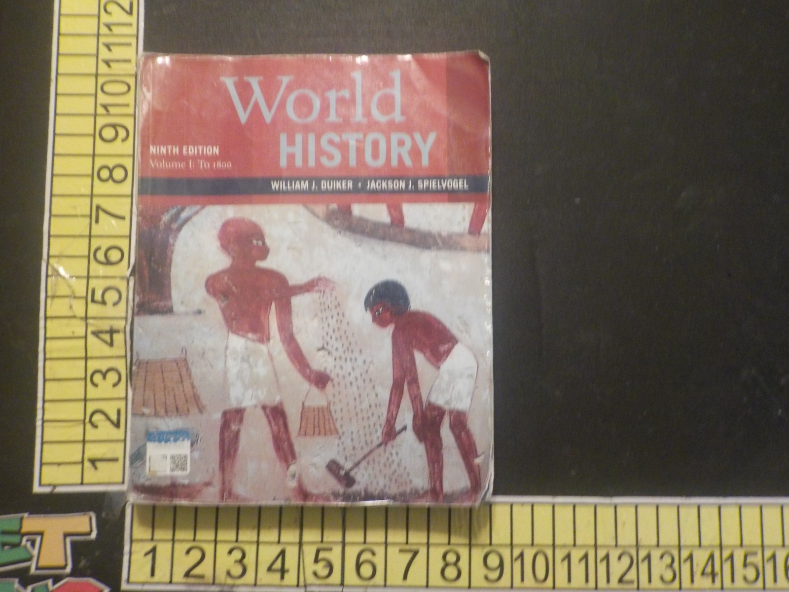 World History, Volume 1: To 1800 by William J. Duiker and Jackson J….9th Ed
