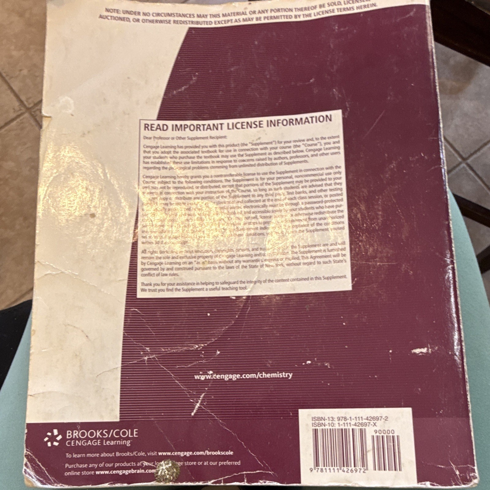Brooks/Cole Chemistry & Chemical Reactivity 8th Ed Instructor’s Manual Vincent