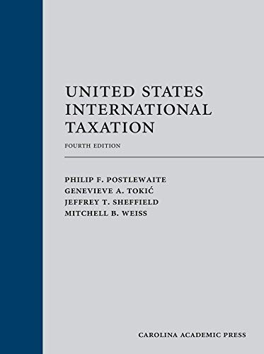 United States International Taxation, Weiss, Mitchell B