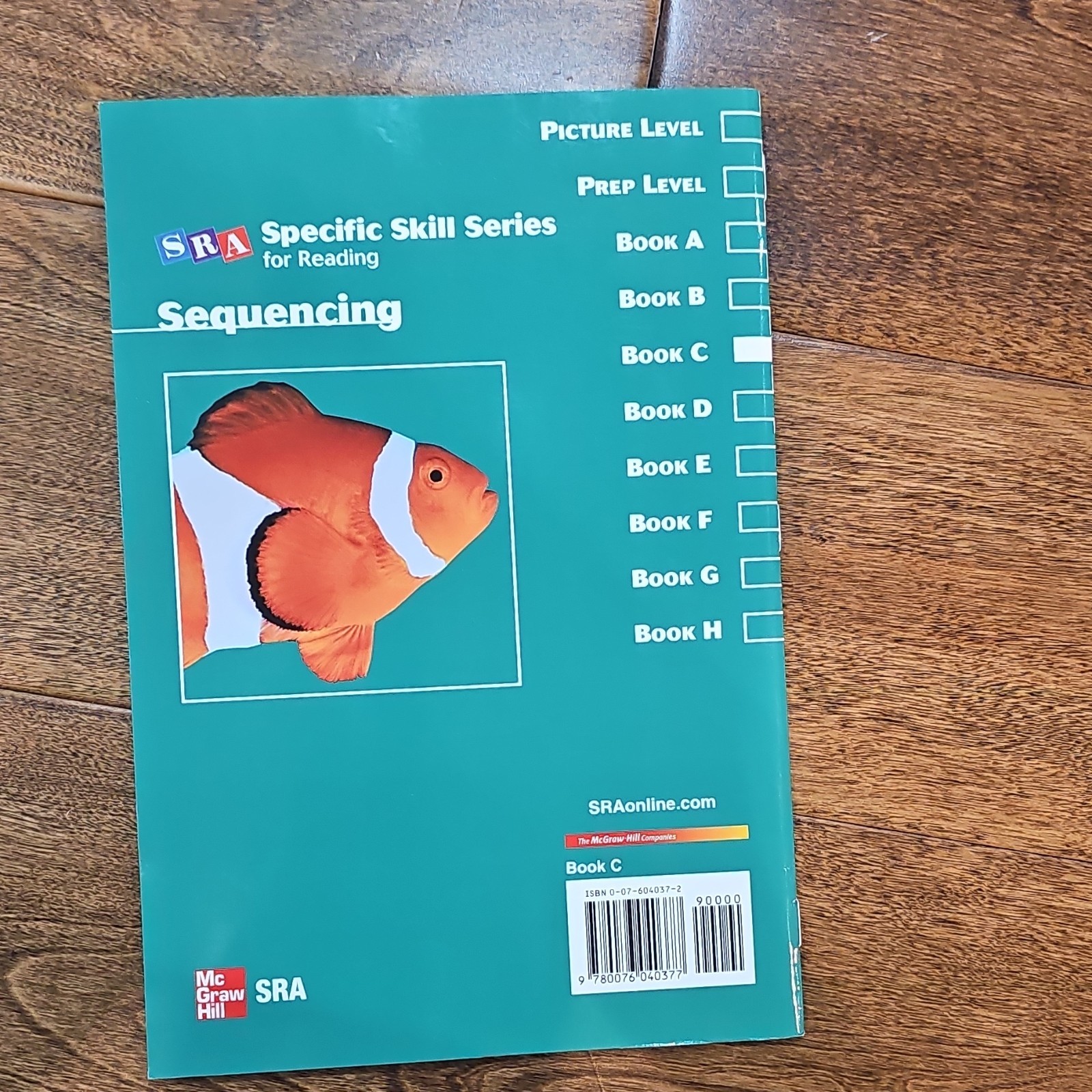 McGraw-Hill SRA Specific Skill Series for Reading Book C set 9 books Teacher