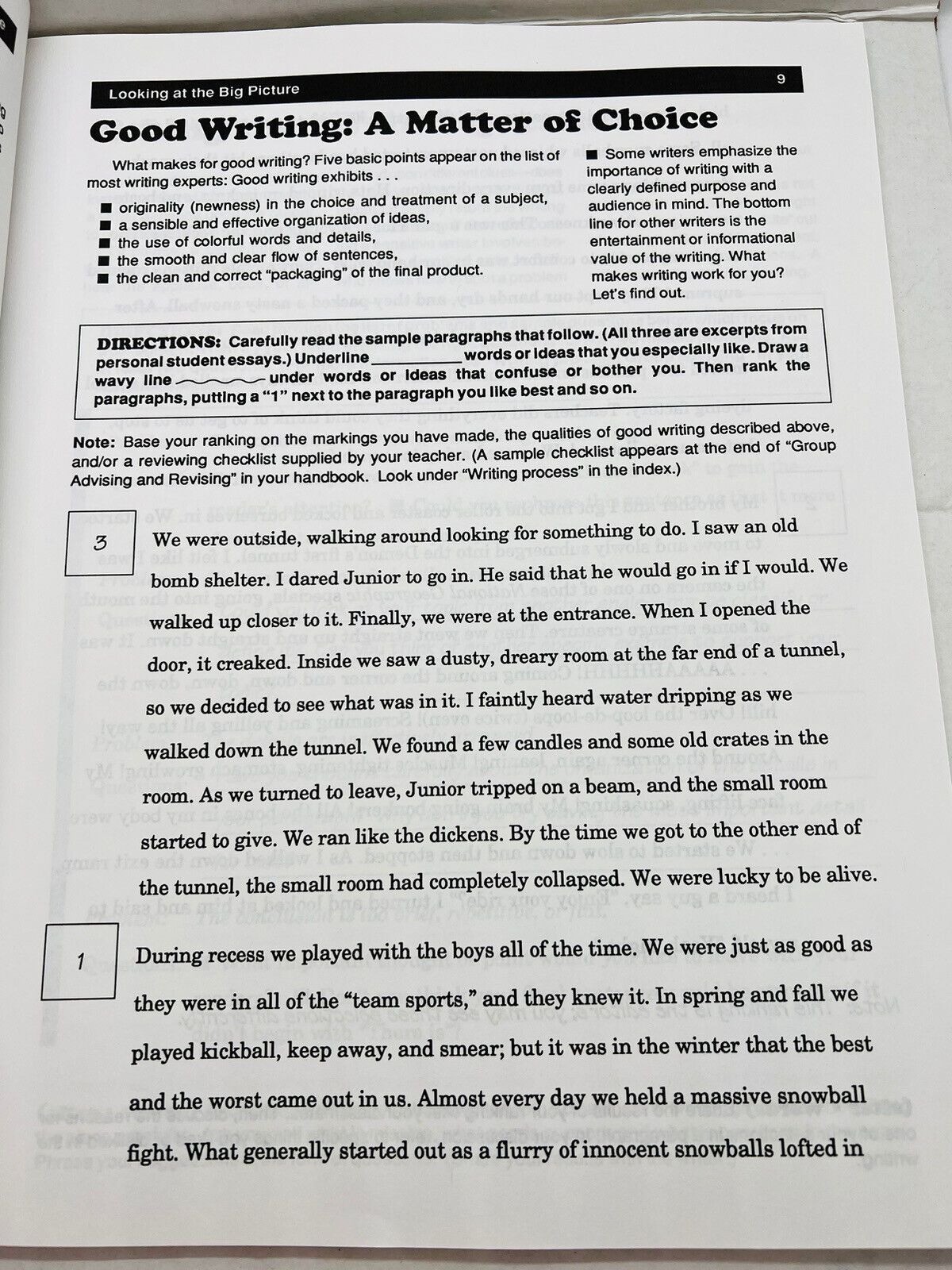 Writers Inc Revising & Editing Two Teacher Edition~Write Source 1991 ~ K1 13
