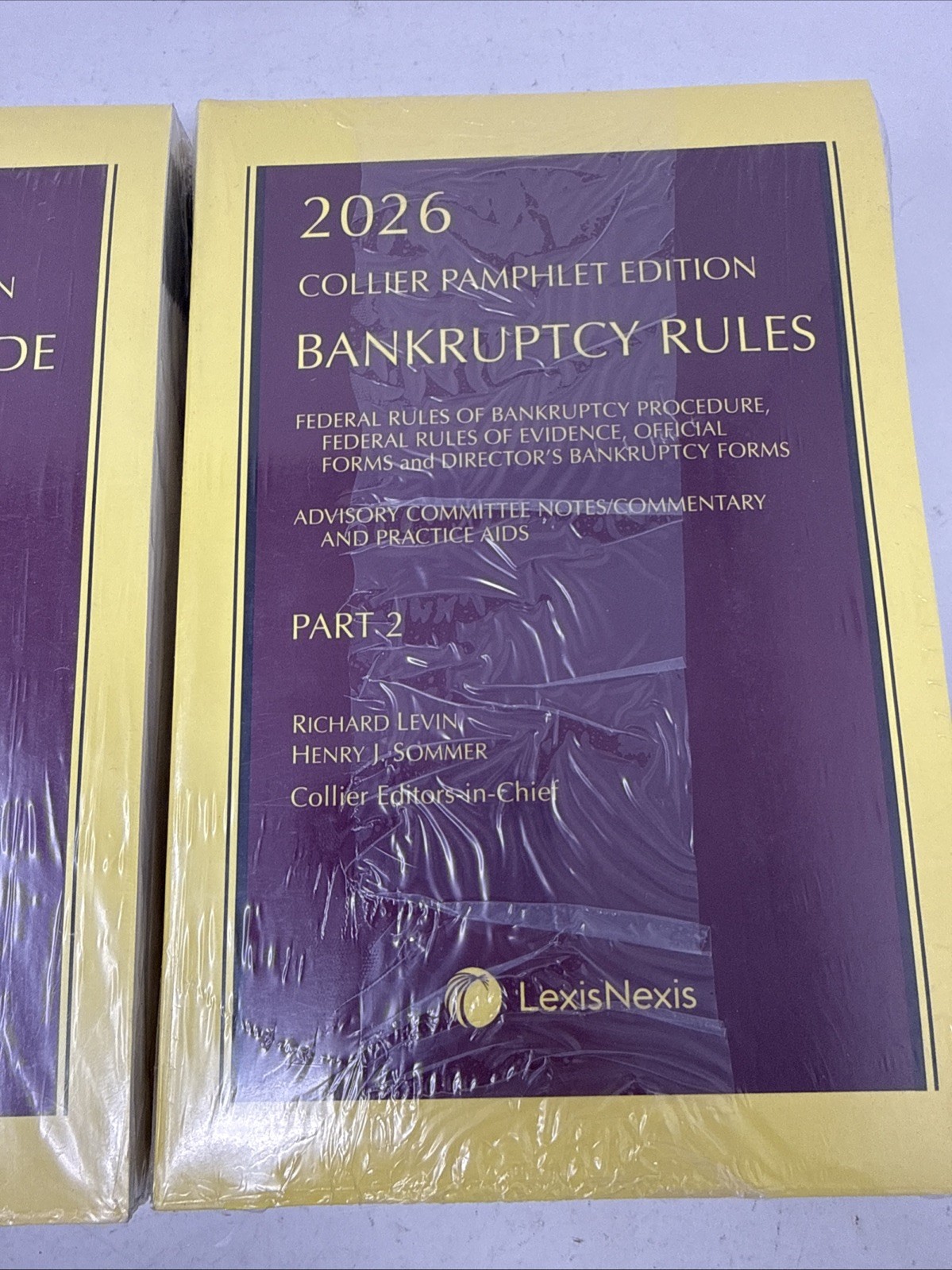 2026 Collier Pamphlet Ed. Bankruptcy Code- Part 1, Bankruptcy Rules -Part 2