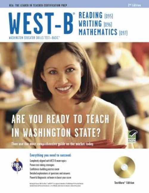 WEST-B Paperback Research and Education Association Editors
