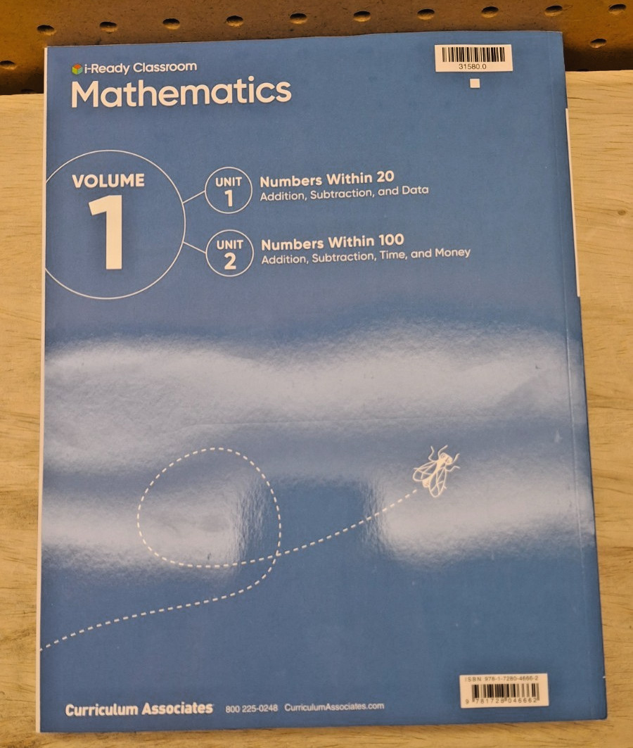 i-Ready Classroom Mathematics Grade 2 Volume 1 BRAND NEW MULTIPLE AVAILABLE