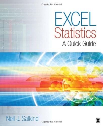 Excel Statistics: A Quick Guide By Neil J. Salkind