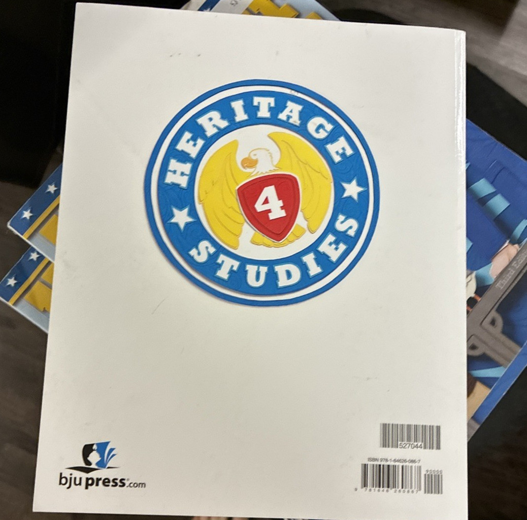 Heritage Studies 4 – BJU Press, 4th Grade, Third Editon Student Textbook