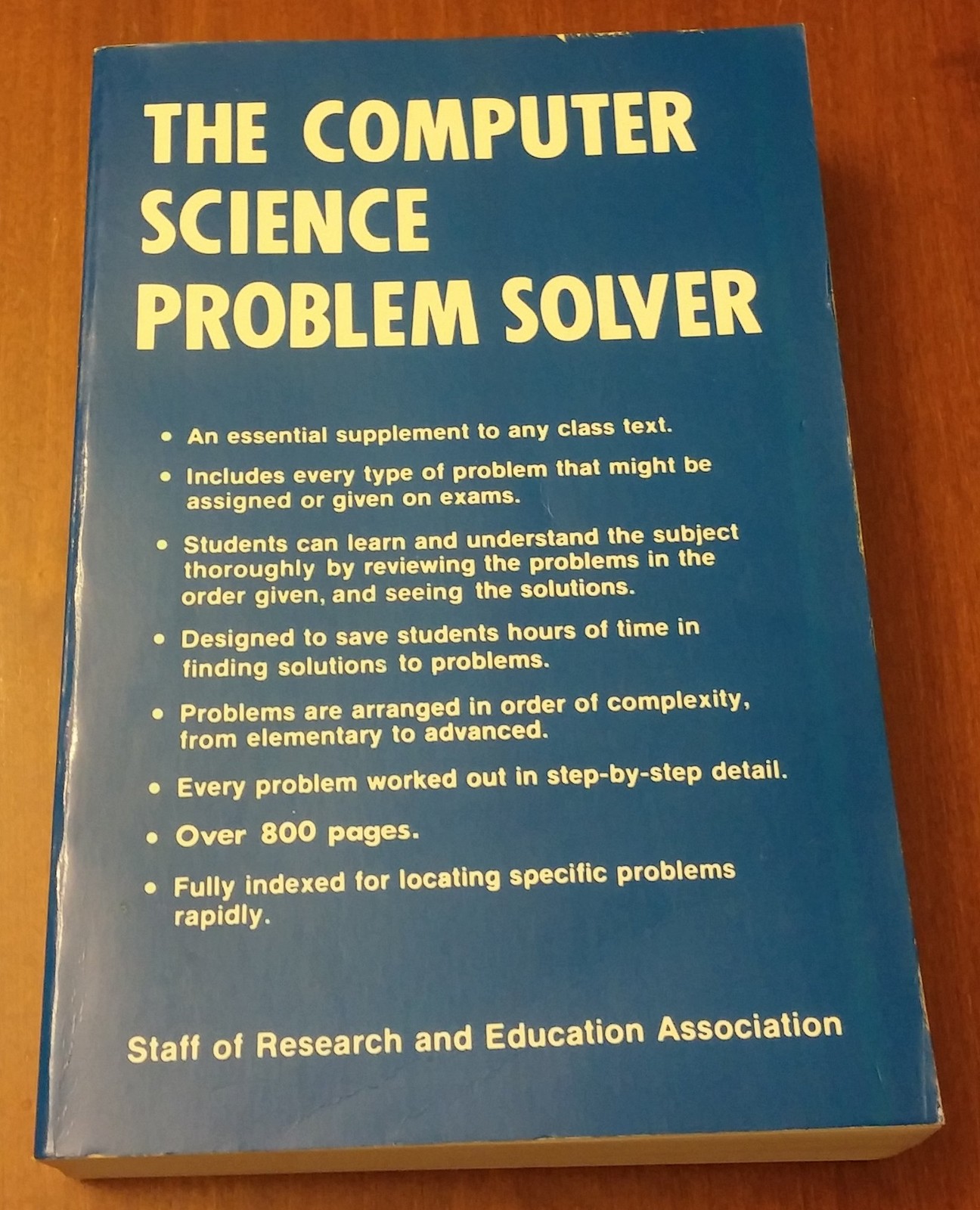 The Computer Science Problem Solver – Research and Education Association – V…