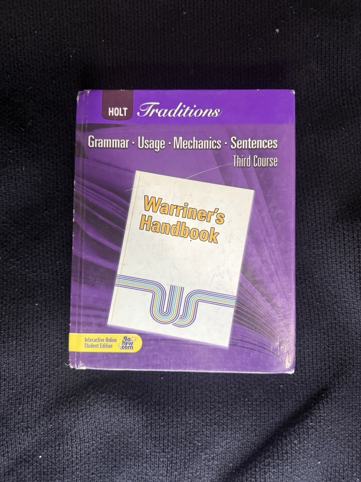Holt Traditions Warriner’s Handbook Grammar Third Course Hardcover