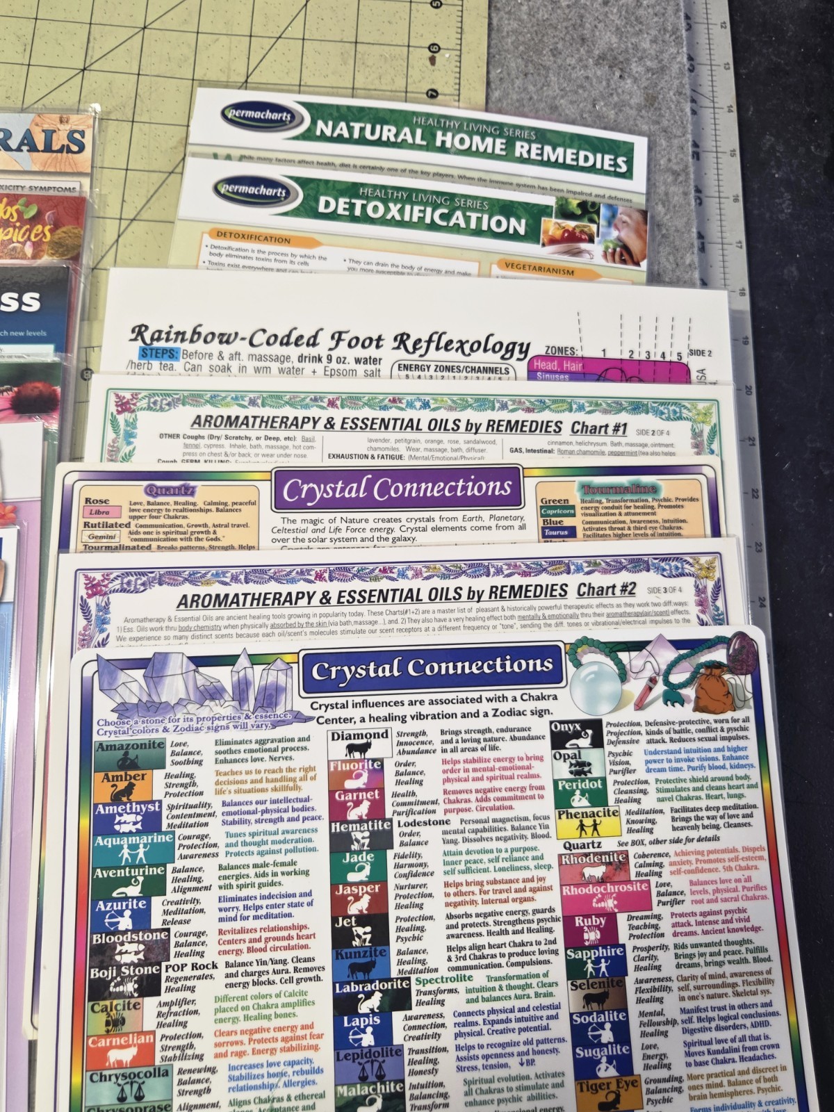 21 Permacharts and QuickStudy laminated reference guides