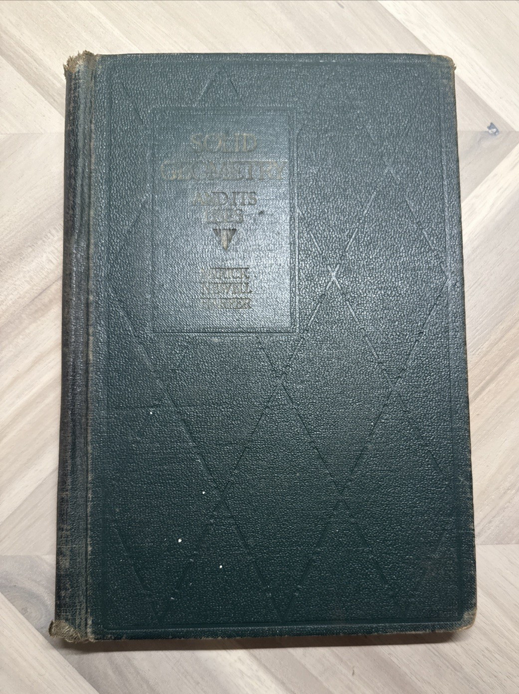 1935 Solid Geometry and Its Uses School Enlarged Revised Hardcover Row Peterson