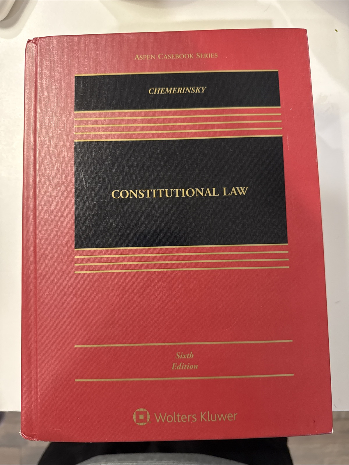 Aspen Casebook Ser.: Constitutional Law by Erwin Chemerinsky (2019, Book, Other)