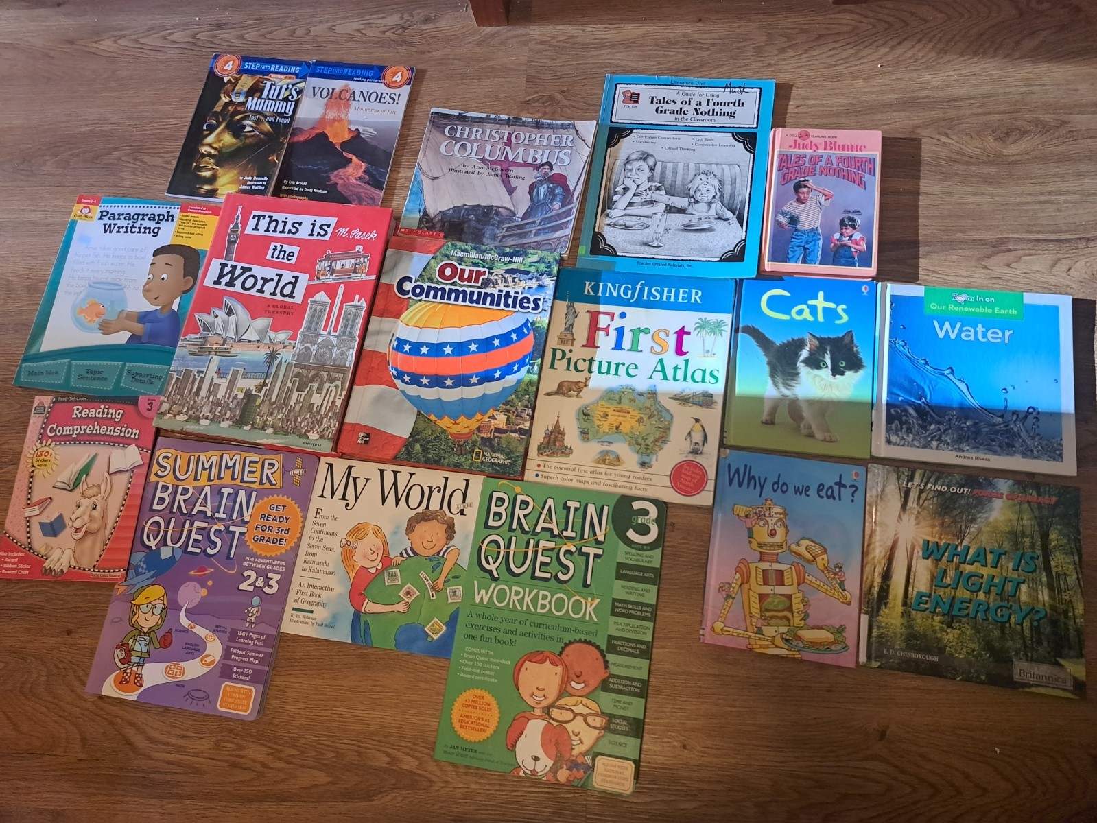 Homeschool Curriculum Lot Of 17 Student Workbooks reading 3rd Grade geography