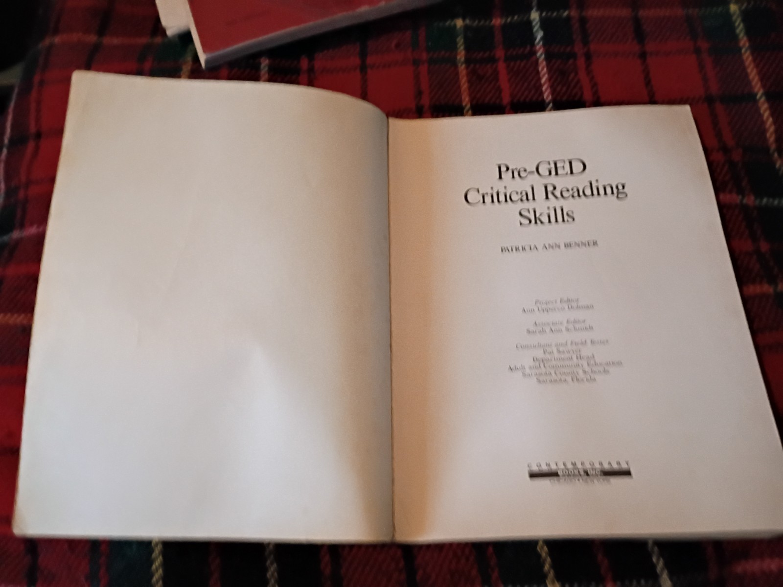 Contemporary’s Pre-GED Social Studies Skills & Critical Reading Skills